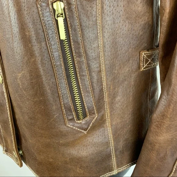 Ana Leather Size S Motorcycle Jacket , size small
